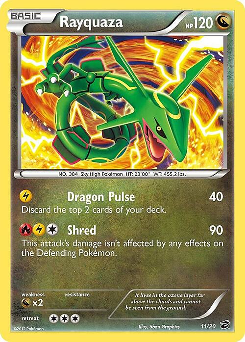 Rayquaza Card Front