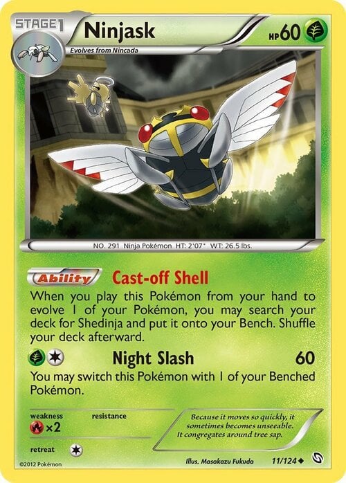 Ninjask [Cast-off Shell | Night Slash] Card Front