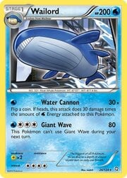 Wailord [Water Cannon | Giant Wave]