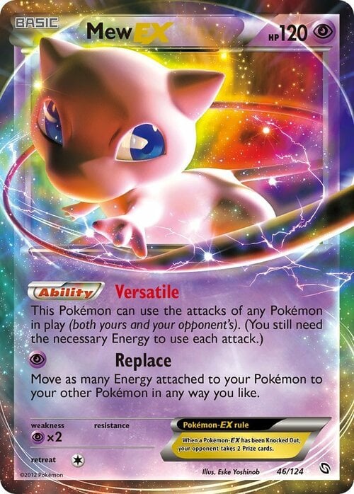 Mew EX Card Front