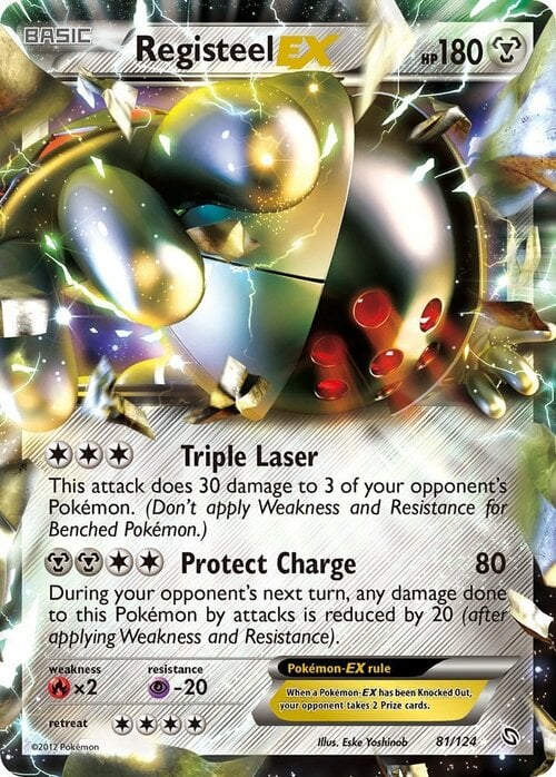 Registeel EX Card Front