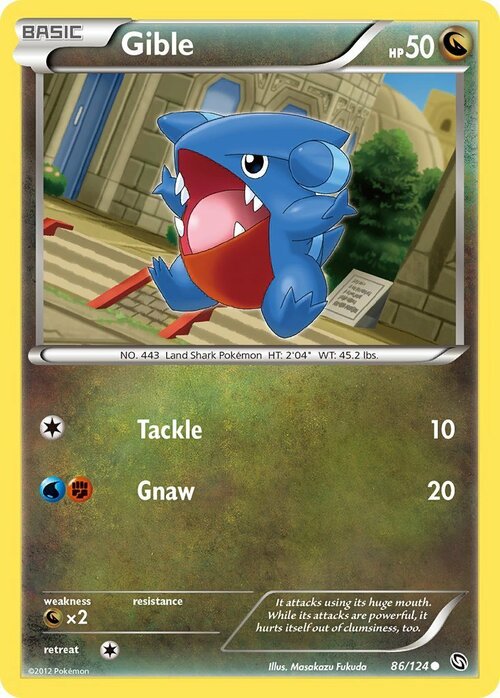 Gible Card Front