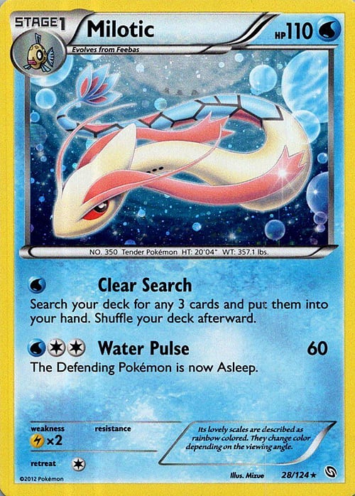 Milotic Card Front