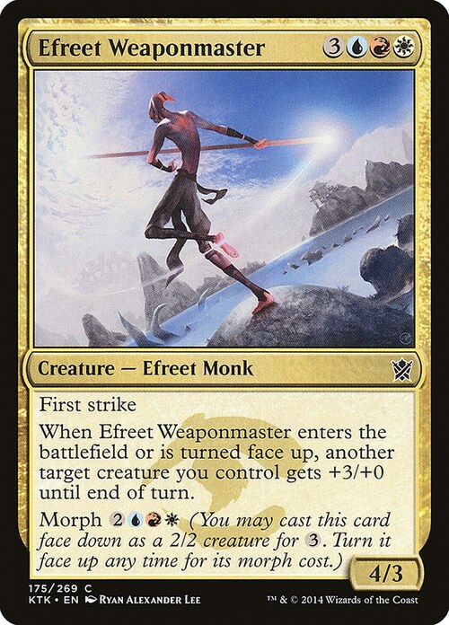 Efreet Weaponmaster Card Front