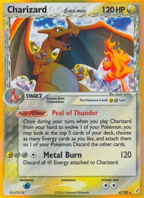 Charizard δ Card Front