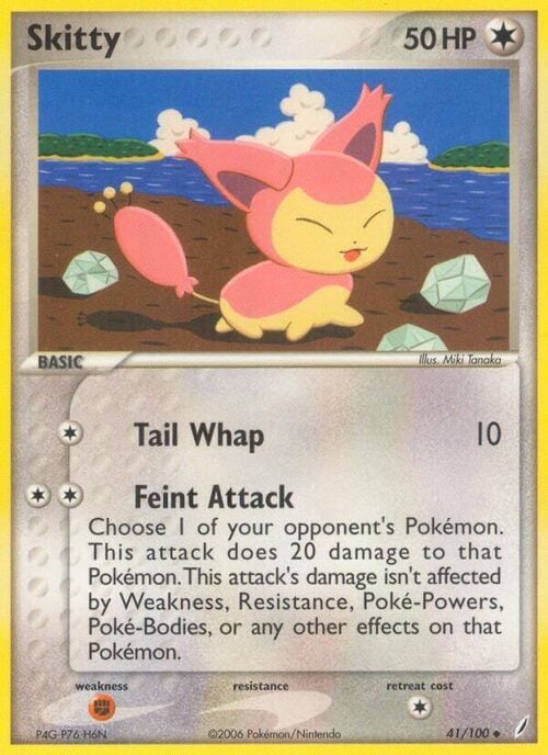 Skitty Card Front