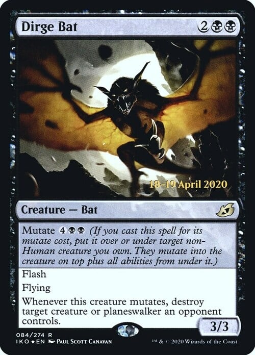 Dirge Bat Card Front
