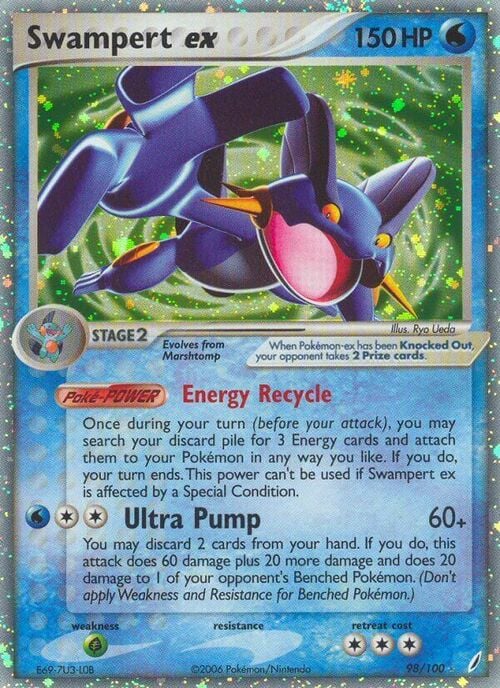 Swampert ex Card Front