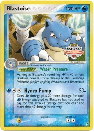 Blastoise Card Front
