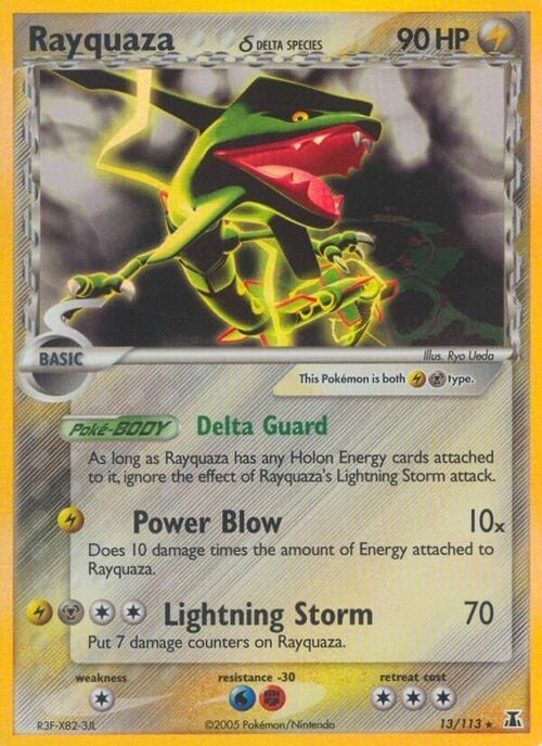 Rayquaza δ Delta Species Card Front