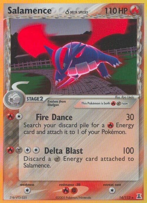 Salamence δ Delta Species Card Front