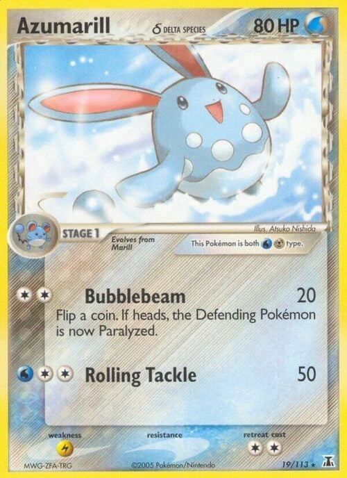 Azumarill δ Card Front