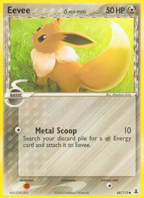 Eevee δ Delta Species Card Front