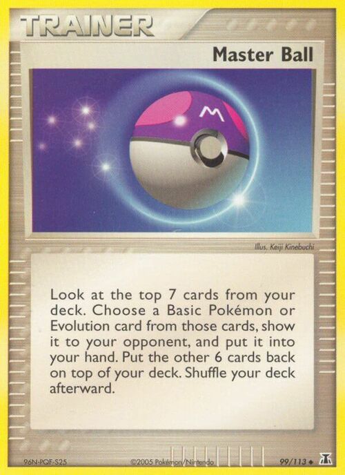 Master Ball Card Front