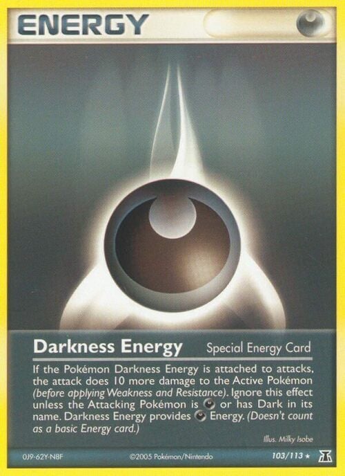 Darkness Energy Card Front