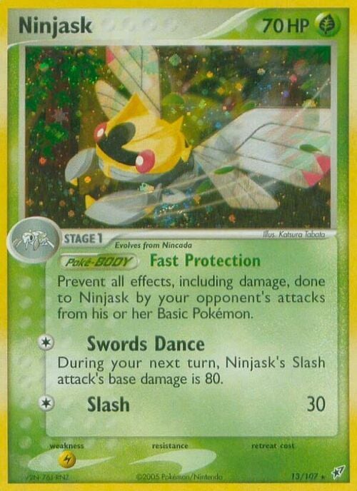 Ninjask Card Front