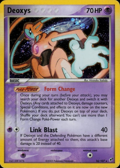 Deoxys Card Front