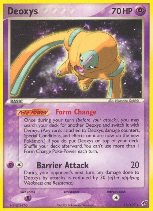Deoxys Card Front