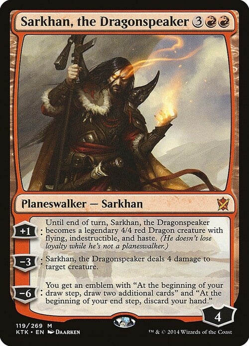 Sarkhan, the Dragonspeaker Card Front