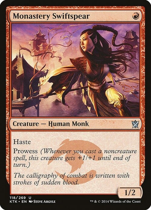 Monastery Swiftspear Card Front
