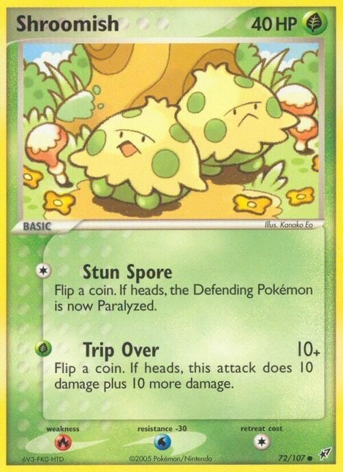 Shroomish Card Front
