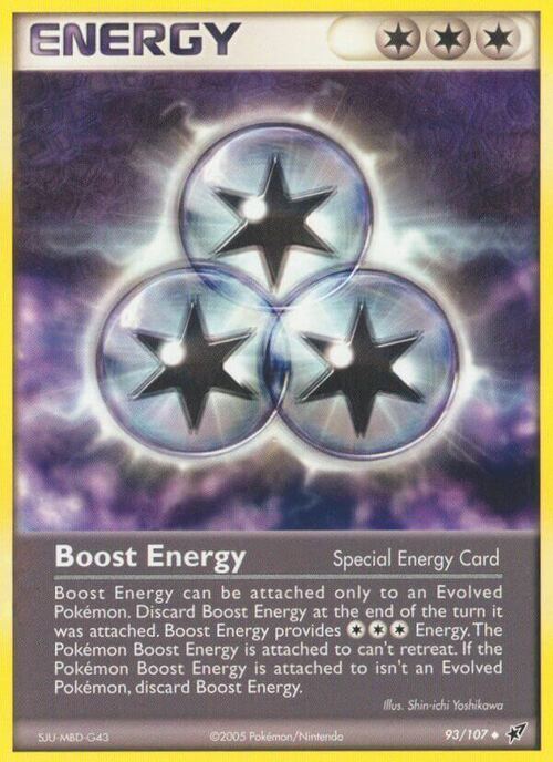 Boost Energy Card Front
