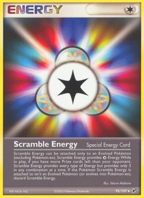 Scramble Energy Card Front