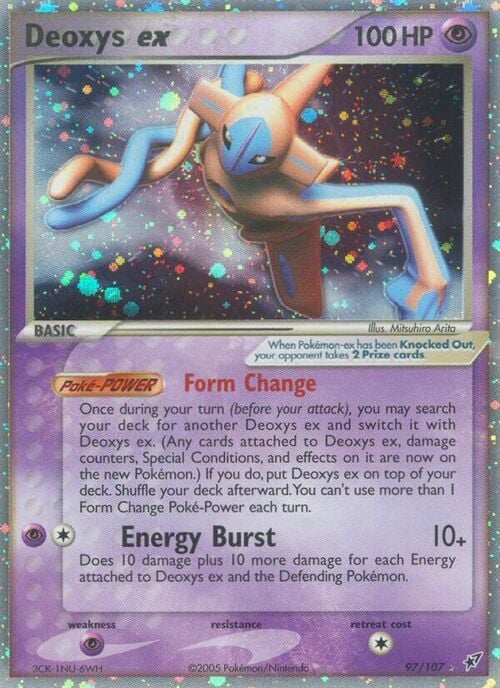 Deoxys EX Card Front