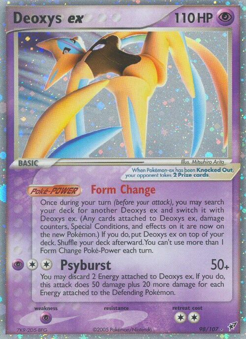 Deoxys EX Card Front