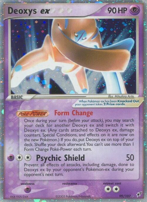 Deoxys EX Card Front