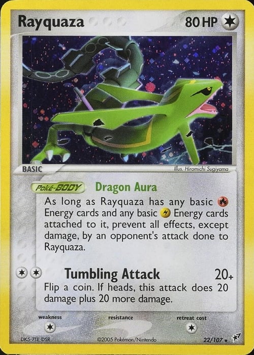 Rayquaza Card Front