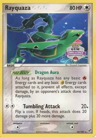 Rayquaza Card Front