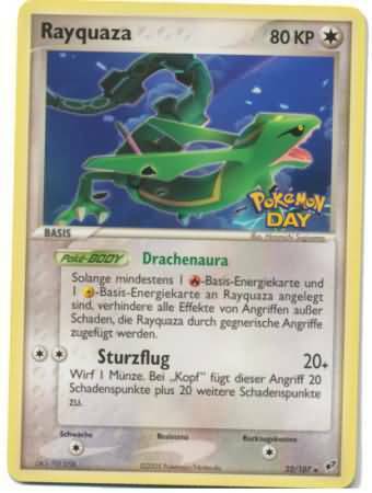 Rayquaza Card Front