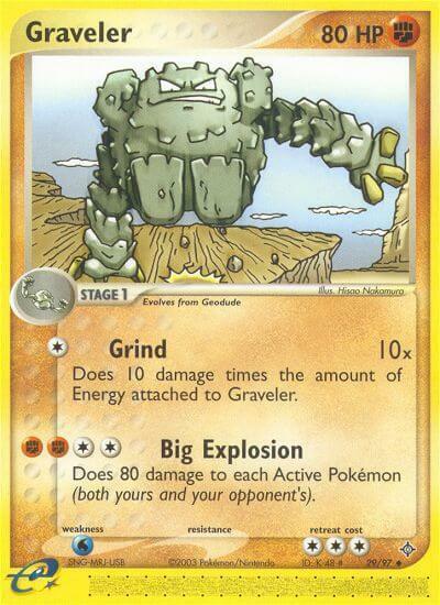 Graveler Card Front