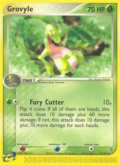 Grovyle Card Front
