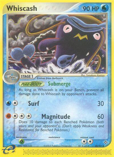 pokemon whiscash card - (41/160) Colorless Artist Whiscash