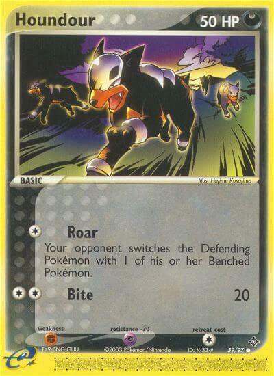 Houndour Card Front