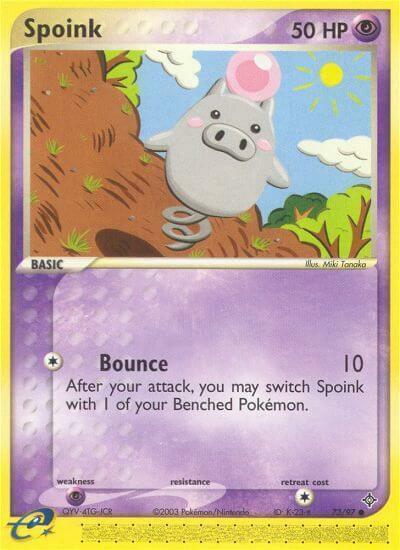 Spoink Card Front