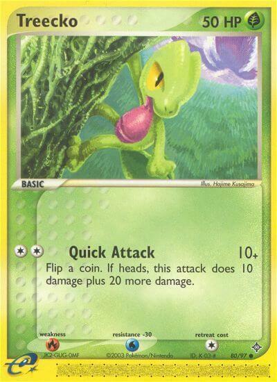 Treecko Card Front