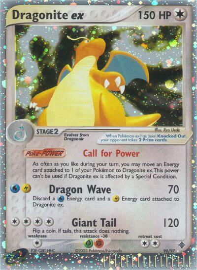 holographic dragonite card value ex EX Dragon | Pokémon Colorless Giant Tail (200) Flip a coin holographic dragonite card 1st Edition