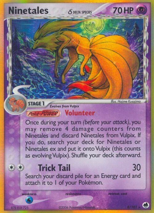 Ninetales δ Card Front