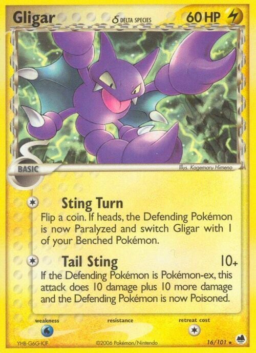 Gligar δ Delta Species Card Front