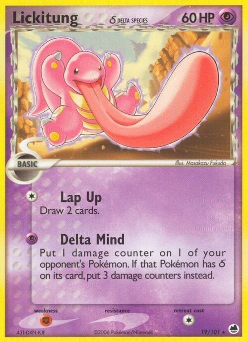 Lickitung δ Card Front
