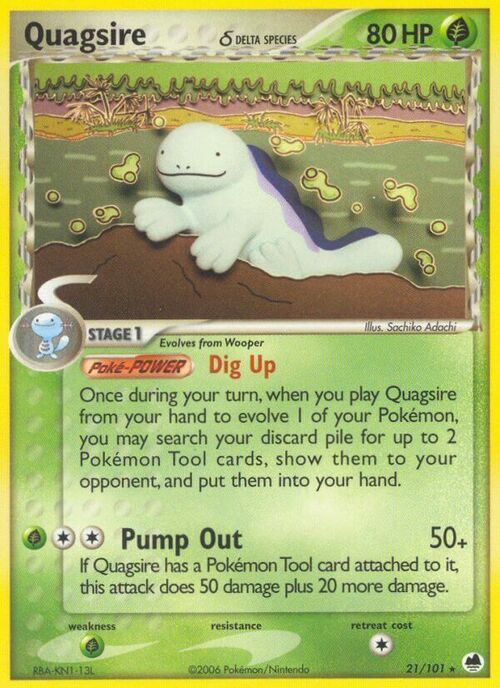 Quagsire δ Delta Species Card Front