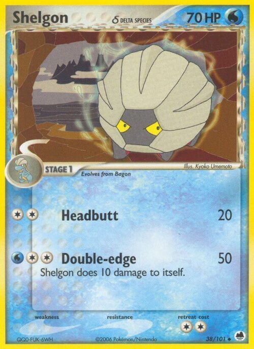 Shelgon δ Delta Species Card Front
