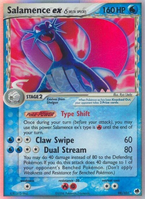 Salamence ex δ Delta Species Card Front