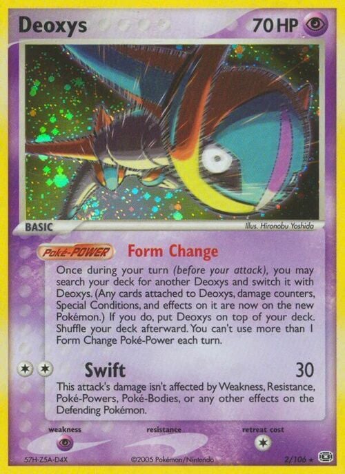 Deoxys Card Front