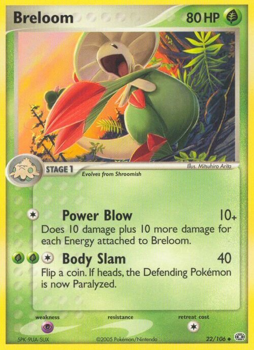 Breloom Card Front