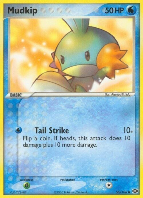 Mudkip Card Front
