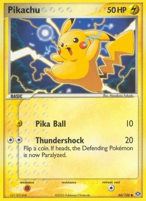 Pikachu Card Front